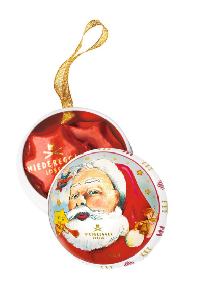 Niederegger Weihnachtskugel mit Marzipan-Sternen