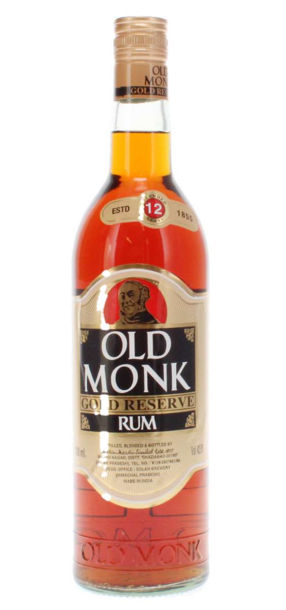 Old Monk Rum Gold Reserve 12 Jahre Rum Spirituosen Hanseaten Select