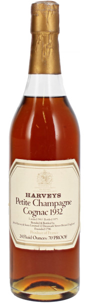 1932 er Cognac HARVEYS Petit Champagne - Bottled 1975